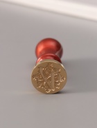 Печать для сургуча с пластиковой ручкой «Буква V на вензеле», 2.5×2.5×6.3 см - Фото 2