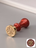 Печать для сургуча с пластиковой ручкой «Буква Y на вензеле», 2.5×2.5×6.3 см - Фото 1