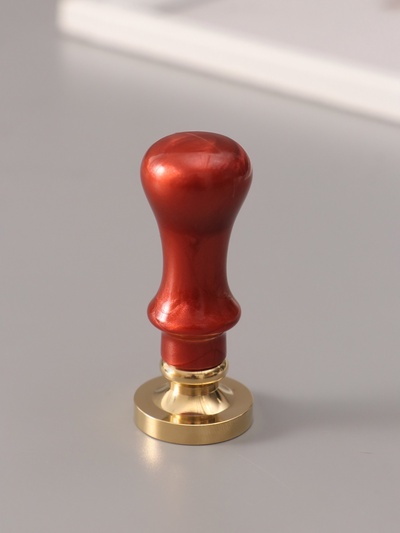 Печать для сургуча с пластиковой ручкой «Буква Z на вензеле», 2.5×2.5×6.3 см