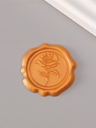 Сургучный оттиск «Роза», декоративный элемент для приглашений, конвертов и сертификатов, золото, d=3.2 см - Фото 1