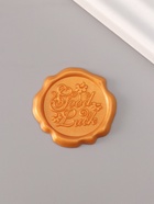 Сургучный оттиск «Удачи», декоративный элемент для приглашений, конвертов и сертификатов, золото, d=3.2 см - Фото 1