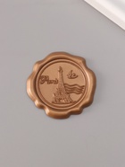 Сургучный оттиск «Париж», декоративный элемент для приглашений, конвертов и сертификатов, бронза, d=3.2 см - Фото 1