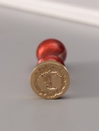 Печать для сургуча с пластиковой ручкой «Венок с буквой F», 2.5×2.5×6.3 см 10637027 - фото 15590424