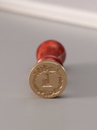 Печать для сургуча с пластиковой ручкой «Венок с буквой L», 2.5×2.5×6.3 см - Фото 2