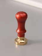 Печать для сургуча с пластиковой ручкой «Венок с буквой O», 2.5×2.5×6.3 см - Фото 3