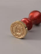 Печать для сургуча с пластиковой ручкой «Венок с буквой O», 2.5×2.5×6.3 см - Фото 4