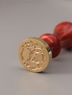 Печать для сургуча с пластиковой ручкой «Венок с буквой X», 2.5×2.5×6.3 см - Фото 4