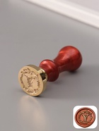 Печать для сургуча с пластиковой ручкой «Венок с буквой Y», 2.5×2.5×6.3 см - Фото 1
