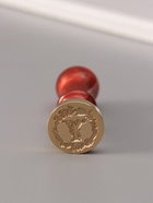 Печать для сургуча с пластиковой ручкой «Венок с буквой Y», 2.5×2.5×6.3 см - Фото 2