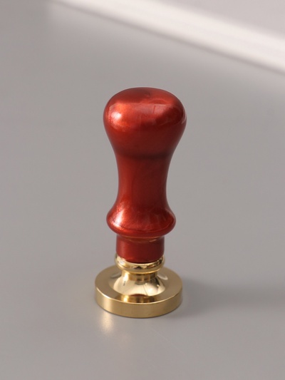 Печать для сургуча с пластиковой ручкой «Классика цифра 10», 2.5×2.5×6.3 см