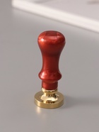 Печать для сургуча с пластиковой ручкой «Рамка круглая фигурный край», 6.3×2.5×2.5 см - Фото 3