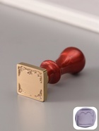 Печать для сургуча с пластиковой ручкой «Фигурная рамка», 6.3×2.5×2.5 см - Фото 1