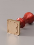 Печать для сургуча с пластиковой ручкой «Фигурная рамка», 6.3×2.5×2.5 см - Фото 4