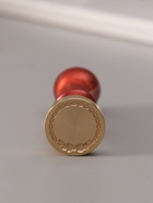 Печать для сургуча с пластиковой ручкой «Рамка круглая плетёнка с бантиком», 6.3×2.5×2.5 см - Фото 2