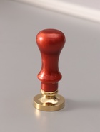 Печать для сургуча с пластиковой ручкой «Рамка круглая плетёнка с бантиком», 6.3×2.5×2.5 см - Фото 3