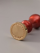 Печать для сургуча с пластиковой ручкой «Рамка круглая плетёнка с бантиком», 6.3×2.5×2.5 см - Фото 4