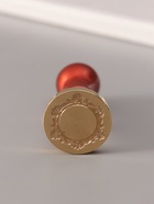 Печать для сургуча с пластиковой ручкой «Ажурная рамка. Круг», 6.3×3×3 см - Фото 2