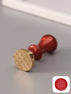 Печать для сургуча с пластиковой ручкой «Сетка с бантиками», 6.3×2.5×2.5 см - Фото 1