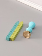 Подарочный набор для сургучной печати «Монстера», печать, ручка, сургуч, 12.5×10×3.6 см - Фото 2