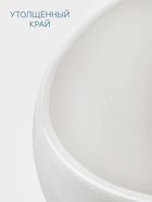 Блюдо Hanna Knövell, 430 мл, h=9.6 см, фарфор, белое 10767403 - фото 319829520