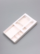 Коробка для 4 конфеты и шоколадку, 17.7?15.7?3.85 см Кондитерская упаковка (комплект 2 шт) - фото 36495345