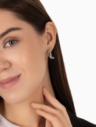 Клипсы для ушей QF «Тренд» полукруг, цвет серебро - Фото 7