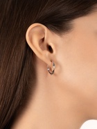 Клипсы для ушей QF «Тренд» кольцо жгутик, цвет серебро - Фото 2