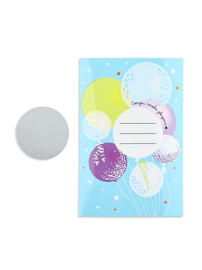 Конверт со скретч-наклейкой и открыткой «С Днём рождения!», 10 х 15 см