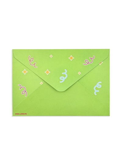 Конверт со скретч открыткой «Днюшка», 10×15 см