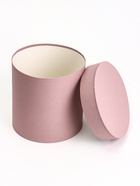 Набор круглых коробок 4 в 1 "Краски", пыльная роза, 23 х 23 х 23 - 19 х 19 х 19 см - фото 35794535