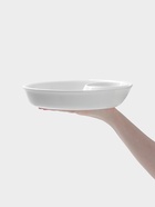 Блюдо Hanna Knövell, 1 л/160 мл, d=25 см, с секцией для соуса, фарфор, белое - Фото 6