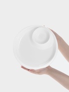 Блюдо Hanna Knövell, 1 л/160 мл, d=25 см, с секцией для соуса, фарфор, белое - Фото 7