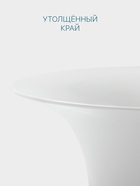 Тарелка глубокая Hanna Knövell, 900 мл, d=22 см, фарфор, белая - Фото 4