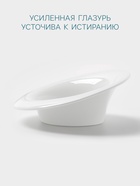 Тарелка Hanna Knövell, 170 мл, 20.2×17.6 см, фарфор, белая - Фото 3