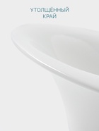 Тарелка Hanna Knövell, 170 мл, 20.2×17.6 см, фарфор, белая - Фото 5