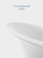 Тарелка Hanna Knövell, 320 мл, 25.4×21.9 см, фарфор, белая - Фото 5