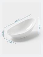 Салатник Hanna Knövell, 350 мл, 22.8×11.5×7.5 см, фарфор, белый - Фото 2