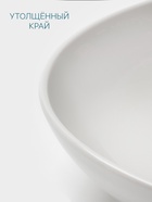 Тарелка глубокая Hanna Knövell, d=21.5 см, фарфор, белая - Фото 4