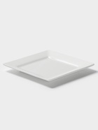 Тарелка Hanna Knövell, 20 см, квадратная, фарфор, белая - Фото 2