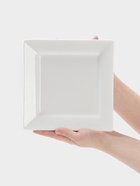 Тарелка Hanna Knövell, 20 см, квадратная, фарфор, белая - Фото 6