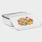 УЦЕНКА Лоток 1.5 л деколь МИКС (белый) - Фото 2