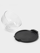 Блюдо для подачи с клош крышкой Magistro «Галактика», фарфор, d=22 см, чёрный - Фото 3