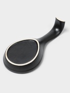 Подставка под ложку с поддоном Magistro «Галактика», фарфор, 23.5×10.5×5 см, чёрная - Фото 8