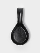 Подставка под ложку с поддоном Magistro «Галактика», фарфор, 23.5×10.5×5 см, чёрная - Фото 9