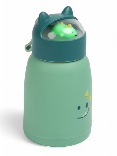 УЦЕНКА Бутылка для воды детская, 350 мл, «Динозавр», стеклянная