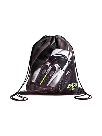 Мешок для обуви Stavia на шнурке, с принтом, размер 43×0.5×36 см, серый