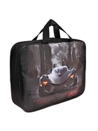 Папка с ручками текстильная А4, 350×270×80 мм, Stavia «Машина и небоскребы» - Фото 2