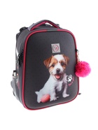 Рюкзак каркасный, школьный, 38×30×16 см, эргономичная спинка «Щенок» - Фото 2