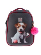 Рюкзак каркасный, школьный, 38×30×16 см, эргономичная спинка «Щенок» - Фото 3