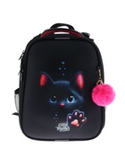 Рюкзак каркасный, школьный, 38×30×16 см, эргономичная спинка «Котенок с лапкой» - Фото 3